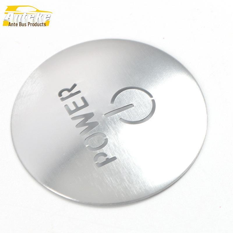 Camry 2021 Key Start Button Sticker & Aluminum Alloy Lighter Button Accessory