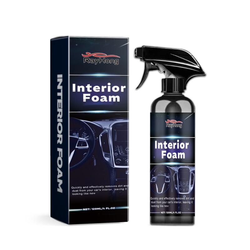 Multipurpose Car Interior Foam Cleaner for Dashboard Vinyl Fabric Stain Removal and Fresh Scent