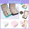 Stylish And Practical Small Jewelry Organizer Convenient For Travel Fits Rings Earrings Necklaces Pink