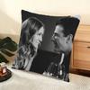 Cushion Cover Silky Short Plush Home Sofa Cushion Cover - Invisible Zipper Home Decoration S-Sex And The City TV