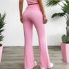 Women's Winter Comfortable Casual Solid Color Slim Fit Pleated Trousers