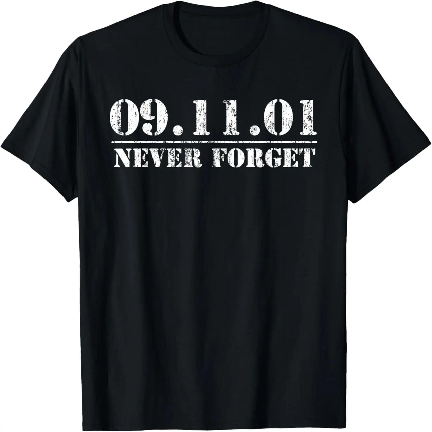 09-11-01 We Never Forget American Vintage Patriotic T-Shirt S