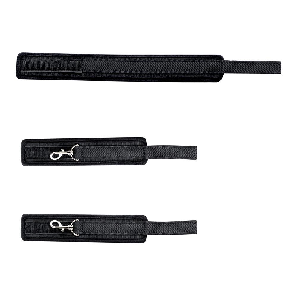 Cross-Border Erotic Bondage Kit: Adult Toys for Self-Restraint & Pleasure - Includes Collar, Handcuffs, and Blindfold