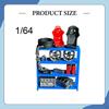 Car Parts Racks Model Auto 1/64 Scene Decoration Race Seat Miniature Wheel Rim Engine