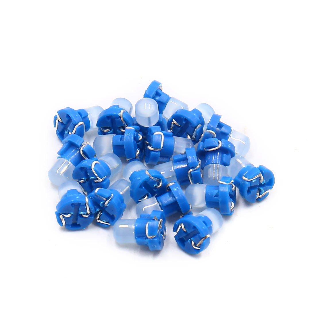 uxcell Светодиодная лампа T3 синяя для приборной панели автомобиля, 20 шт.