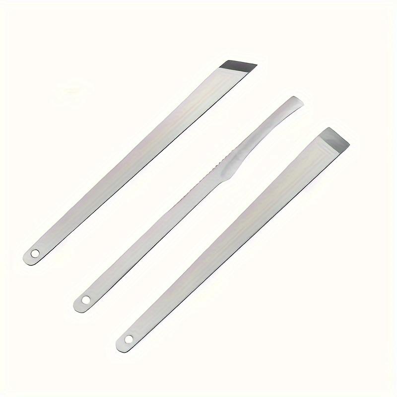 3Pcs Pedicure Tools For Feet Stainless Steel Foot Scrubber Dead Skin Remover Foot Scraper Knife Scraping Manicure Tool