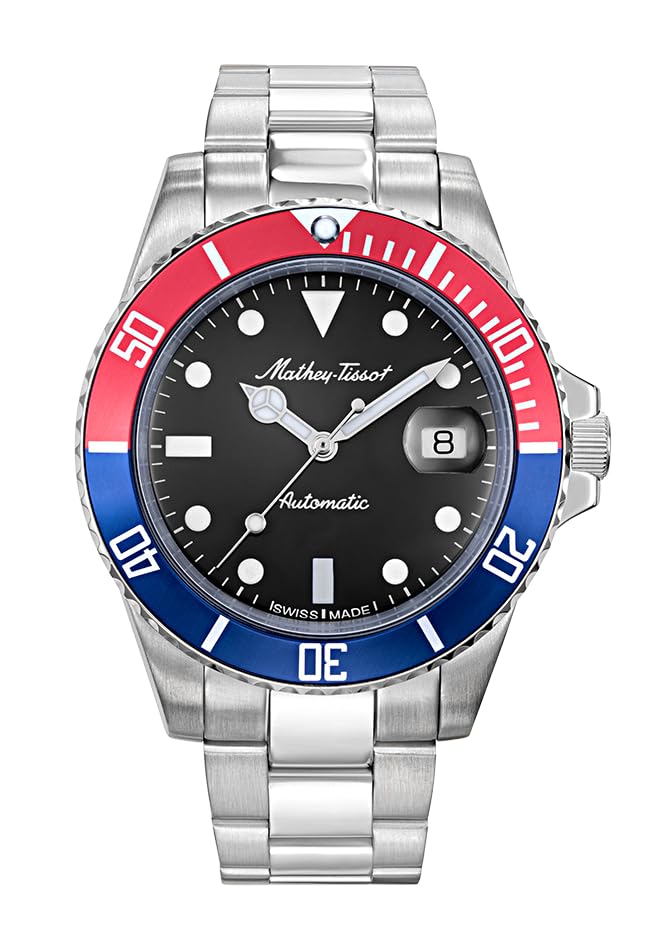 

Mathey-Tissot Mathy Vintage Automatic 42mm H901ATR Men s Silver Automatic Watch