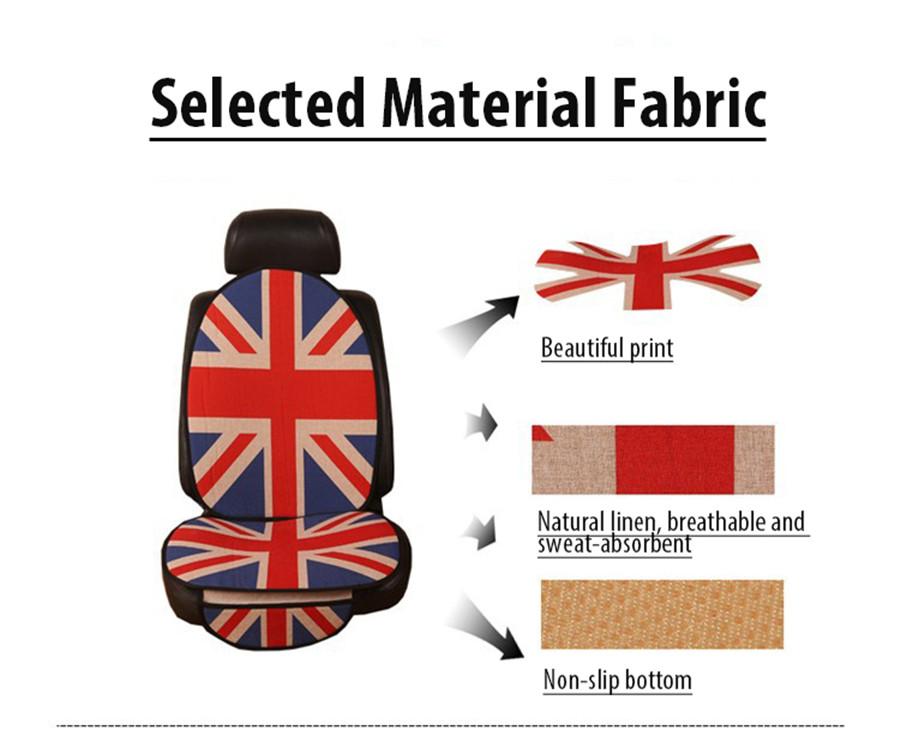 Universal Seat Cover 5 seats Seat Cushion,Breathable Breathable linen Seat Cushion