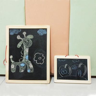 Early Education Educational Ability Multifunctional Hanging Wooden Magnetic Children's Drawing Board Sketch Writing Board Blackboard 3-6 Years Old