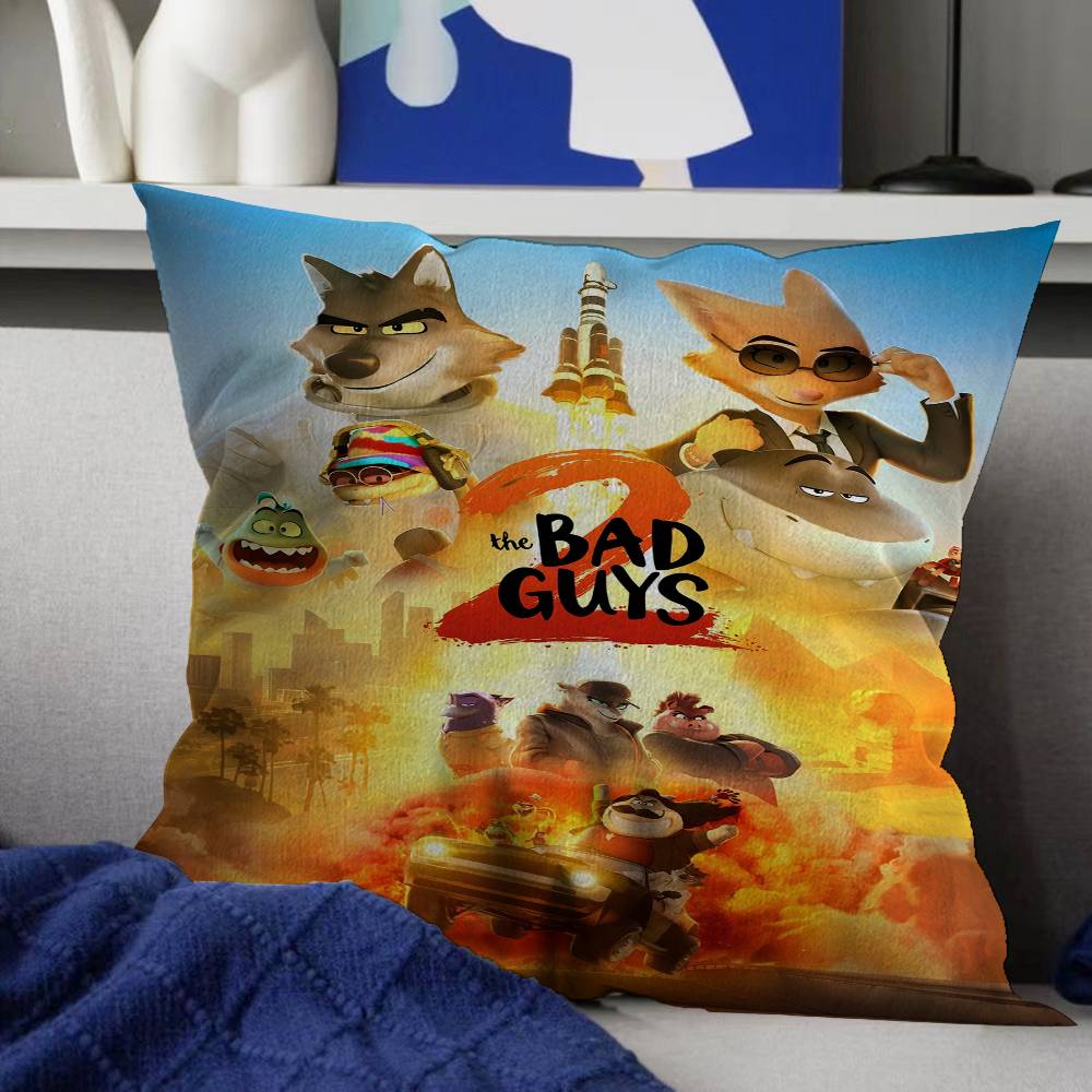 Anime The BBad Guys Pillow Anime Pillow Sofa Bed Head Pillow Cover Cushion Cover x cm Fashion
