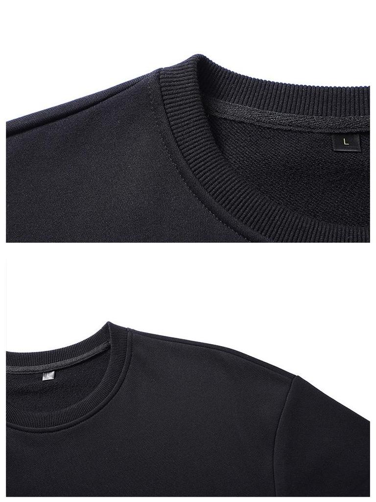 Unisex Cotton Hoodie: Solid Color, Loose Fit, Plus Size, Casual Sports, Long Sleeve, M-8XL