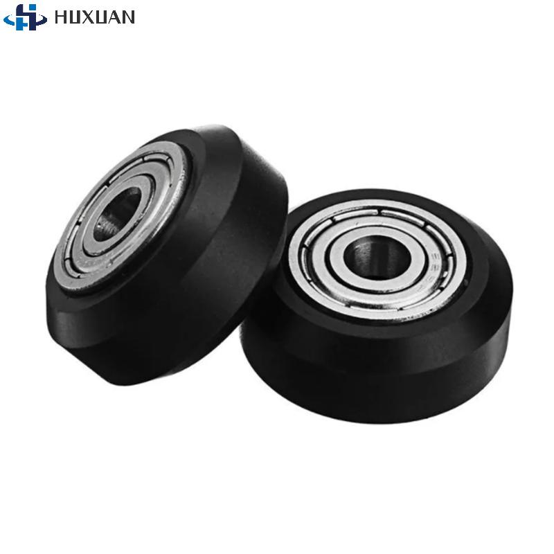 1Pcs CNC Plastic POM Big Small Wheel With Bearing Idler V-Slot Aluminum Profile Perlin Pulley For 3D Printer Ender3 V2