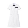 Nursery Blanc Style Dress (Women's BC1001), Wrinkle-Resistant, SEK-Resistant, Women's, White Navy, LL, 9140414A