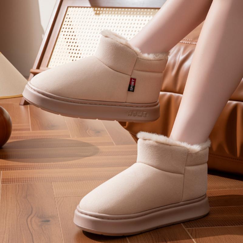 Autumn and Winter Women's Home Plush Slippers Soft Comfortable Fashionable Slipper for Indoor and Outdoor Shoes