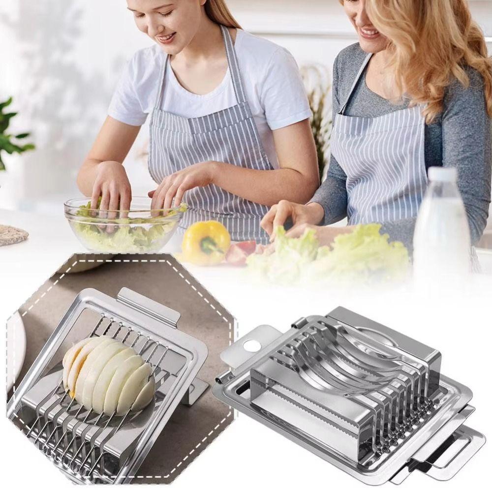 Manual Cutting Fruit Cutter Heavy Duty Metal Sectioner Cutter Mold Boiled Egg Slicer  Household