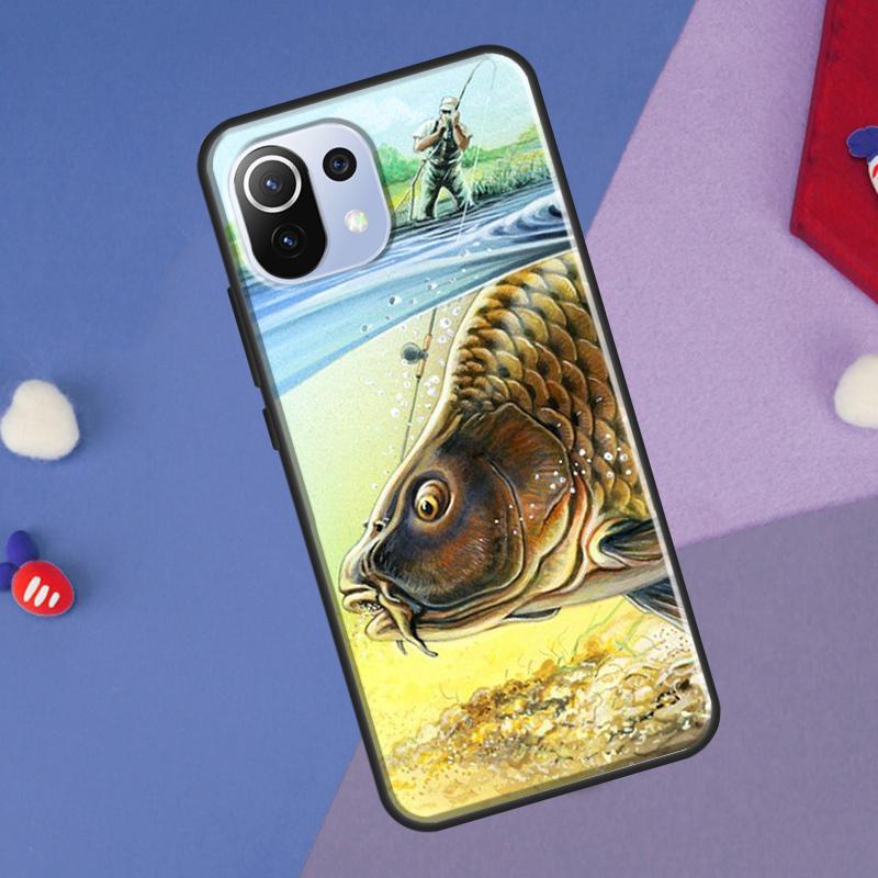 Fishing Painting Cover For Xiaomi 14 13 Ultra 11T 12T 13T 14T Pro POCO X7 Pro X3 X5 F3 F5 F6 M6 X6 Pro Case