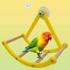 Bite Resistant Parrot Swing Toy Hanging Rocking Perch Stand  Entertainment