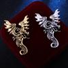 New Vintage Animal Dragon Brooch Pin Metal Wings Corsage Men's Suit Shirt Lapel Pin Badge Fashion Jewelry Accessories