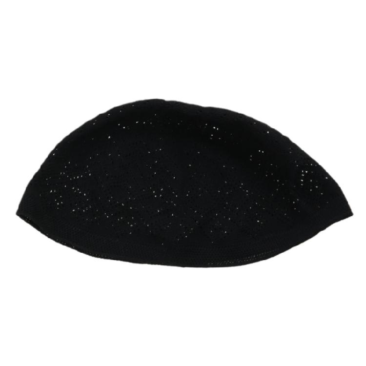 Knitting Hijab Prayer Hat Indian Turban Caps for Adult Breathable Kufi Round Hat Arabia Hat Islamic Worship Hat 5pcs