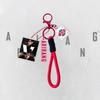 7 Stück BTS ARIRANG Thema Schlüsselanhänger, Bangtan Boys Foto Anhänger mit roter geflochtener Schnur, Kpop ARMY Fans Taschenzubehör, Kpop Idol Taschenanhänger für ARMY Fans