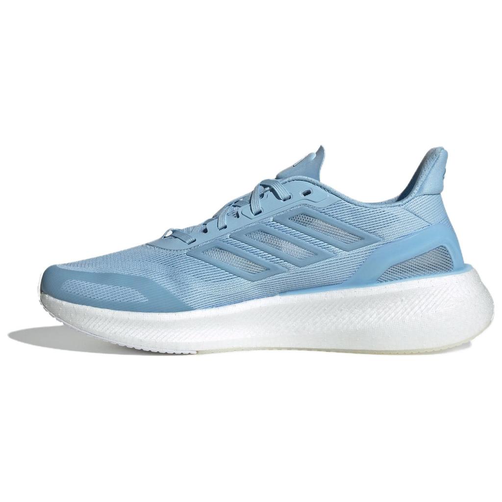 Adidas Pureboost 5 Comfortable Soft Non-Slip Wear-Resistant Low-Top Casual Running Shoes Unisex Sneaker Blue JS5065