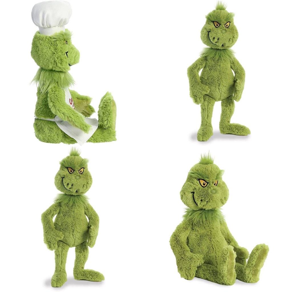 Grincs Karácsonyi Szakács Jelmez Plüss Játékok Kitömött Babák Gyerek Ajándék Puha Ölelgethető