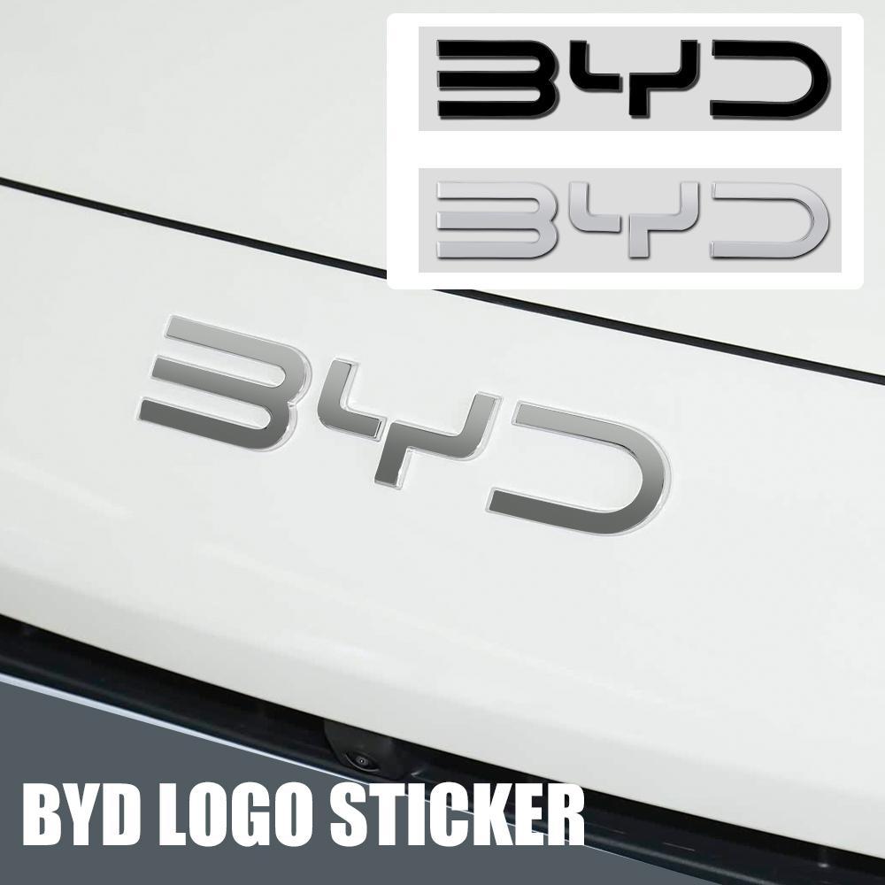 Přední a zadní znaky, písmena, nálepky na auto pro BYD Dm Song Seal U Sealion I3 M6 Atto 2 3 Vitre Dolphin Lied Autopříslušenství