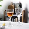 Internet Celebrity Instagram Style French Glass Vintage Grape Wine Glass High Footed Glass Home Champagne Glass Whiskey Glass
