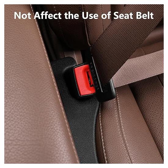 Car seat gap filler, 2 pieces, universal plug for filling the gap between the seat and the console made of artificial leather