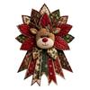 DIY Stoff-Weihnachtskranz Bastelset zum Handnähen einer strahlenden Patchwork-Dekoration für die Innen-Feiertagsdekoration
