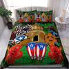 Puerto Rico Decorative Bedding Three-Piece Quilt Cover