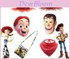 Toy Story 4 Woody Tsui Kostümzubehör Kollektion Mit Polyester-Schal Und Tasche