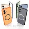 Frosted Semi Clear Magnetic Phone Case for TECNO SPARK Go 2 Soft TPU Cover