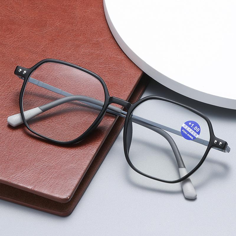 Male Female Fashion Ultralight Reading Spectacles Elegant and Comfortable Design Anti-blue Light Spectacles for Farsightedness +3.5+4.0