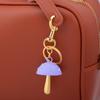 Porte-clés Forme Champignon Alliage Résistant à la Décoloration Porte-clés Sac à Dos Porte-clés Femmes Sacs Clés de Voiture Décoration
