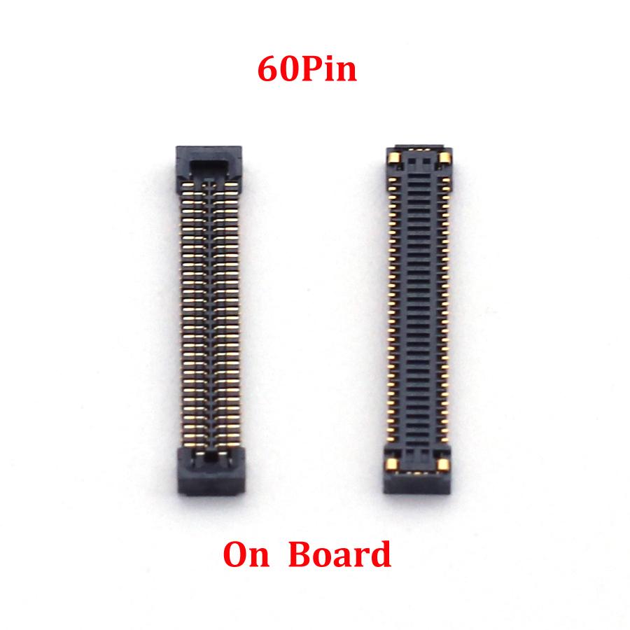 2PCS 60pin LCD FPC Connector For ipad 6 Air 2 LCD Display Screen On Board Flex Cable