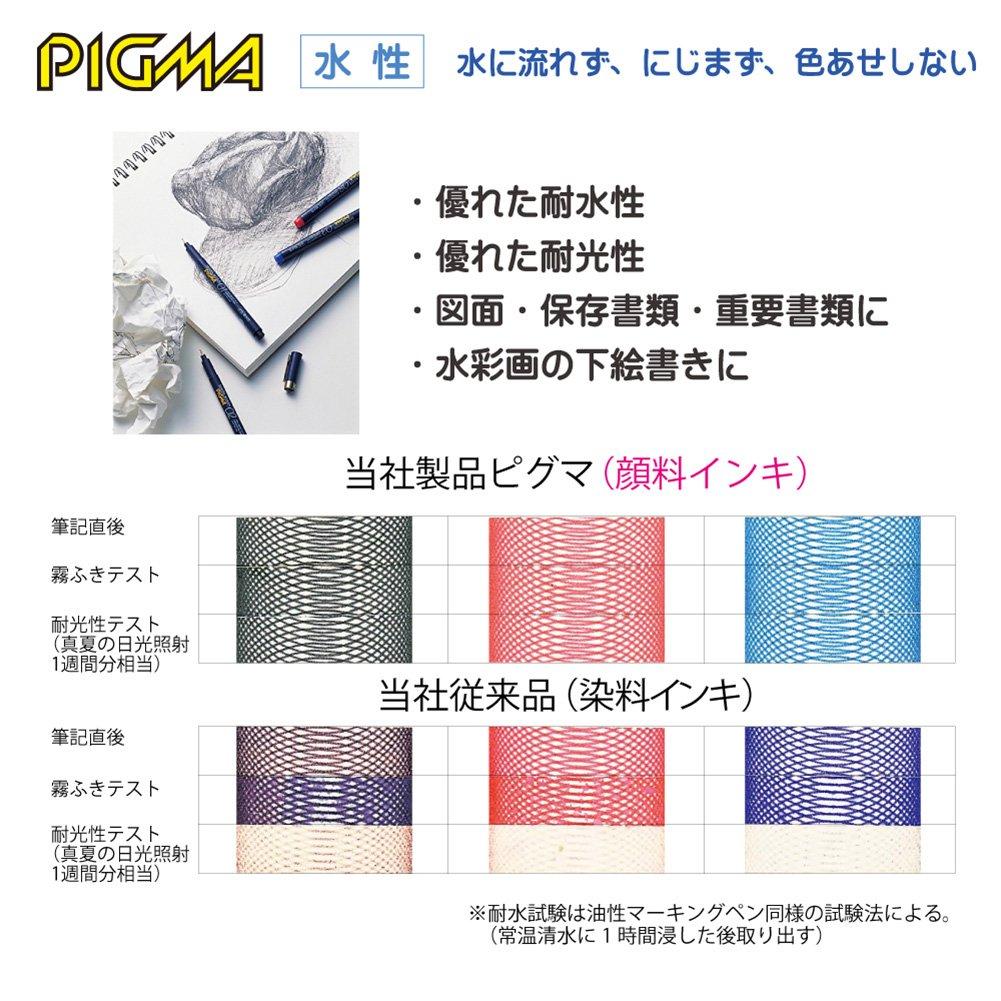 Sakura Black Cray-Pas Water-Based Marker, Pigma, 0.4mm, ESDK04#49,