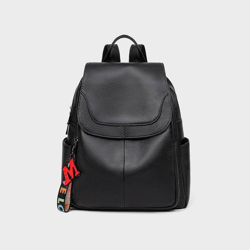 Backpack for Women New Fashionable Leather Junior High School Backpack Lightweight and Versatile Travel Large Capacity Backpack
