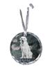 Kuvasz - Crystal Bauble with a Photo, Dog Photo In Crystal, Personalized Christmas Tree Ornament by Brand
