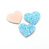20 Pieces Korean Style Felt Heart Sequin Appliques Flatback Embellishment Making Crafting