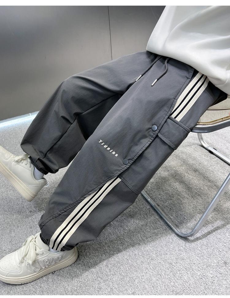 Children's Clothing, Boys' Pants, Spring and Autumn Styles, 2026 New Spring Clothing, Sports Pants, Middle-aged Children's Spring Casual Boys' Trend