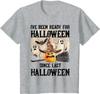 I've Been Ready for Halloween Funny Ghost Skeleton Graphic T-Shirt Casual Cotton Daily Four Seasons Unisex Clothing Tees