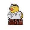 Cartoon Animal Doctor Enamel Pins Trust Me I'M A Ducktor Funny Medical Cat Stethoscope Brooches Lapel Badge Jewelry Gifts