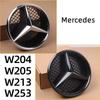For Mercedes Benz Grill Badge Grid Style Front Emblem for Mercedes Benz W205 W212 W213 W204 ML W166 CLA C117 A W176 W177 C W204