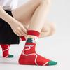 5 Pairs of Ladies Winter Fashion New Christmas Lovely Home Tube Socks