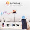 Portable CD Player with Bluetooth, Qoosea Wall Mountable CD Players Music Player Home Audio Boombox with Remote Control FM Radio Built-in HiFi