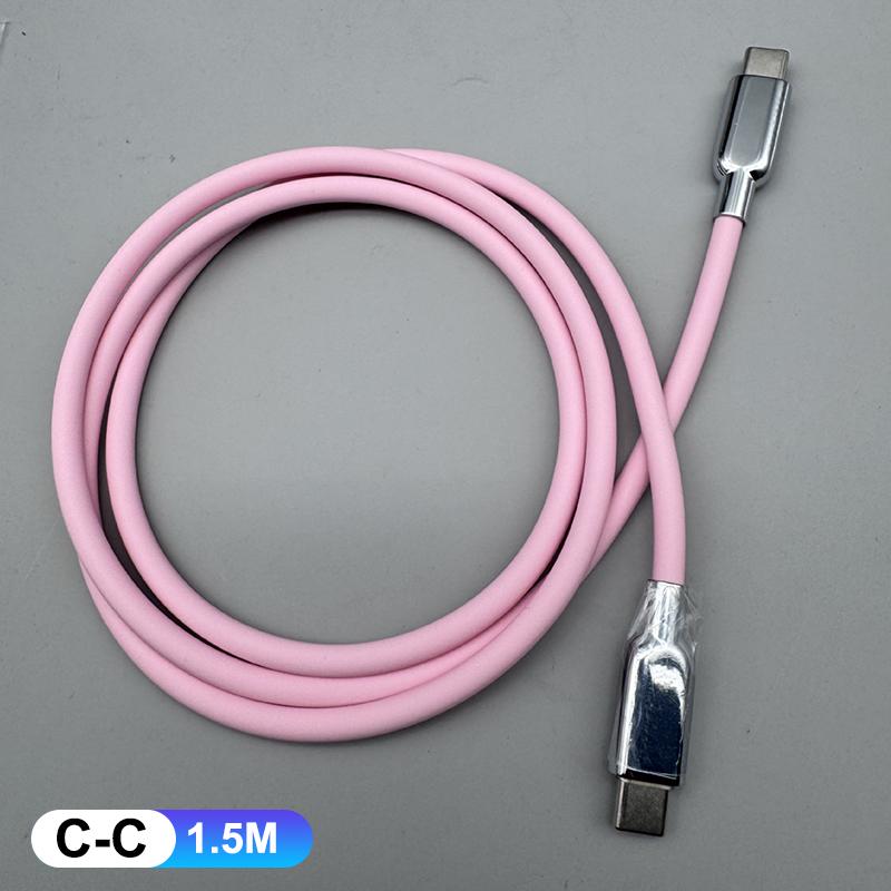 240W Pd3.1 Liquid Silicone Usb C Type-C Fast Charging Cable 15 16 17 S23 S24 S25