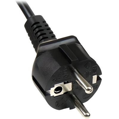 Καλώδιο τροφοδοσίας τριφύλλι Schuko CEE7 σε IEC 320 C5 2m για φορητό υπολογιστή - STARTECH - Μαύρο