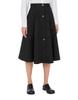 Moschino Poplin Stretch Cotton Skirt