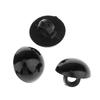 100 st Svampknapp Kupold sömnad Djurögon Docka DIY Craft Svart 12mm